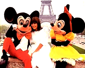 chantal goya années 80 mickey minnie paris 80's
